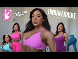 trying on and reacting to buff bunny UNBREAKABLE launch 🐰