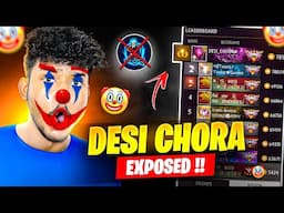 DESI CHHORA EXPOSED !!🤡 Global Top1 GLITCH REALITY  😡⚠
