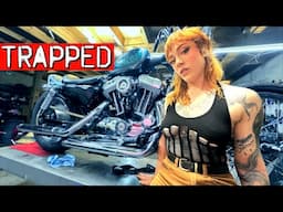 British Girl Can't Escape American Bikers | STUCK IN THE USA