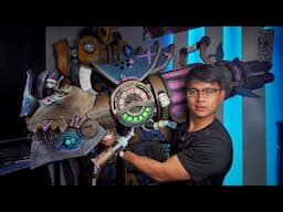 Making a Cosplay Life Size Arcane Jinx’s Weapon with EVA Foam