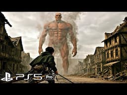 ATTACK ON TITAN (PS5 Pro) Final Boss Fight & Ending 4K 60FPS