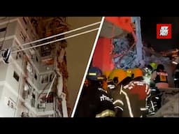 Rescue crews rush to missile strike site near Tel Aviv as death toll rises from Iran missile strikes