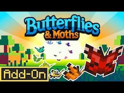 Catch, Collect & Fly! 🦋 NEW Butterflies & Moths Add-On for Minecraft Bedrock!