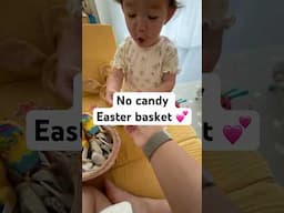 Easter basket for our toddler 💕 #lifeinjapan #armyfamily #toddlers #toddlermom