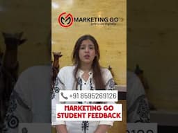 Best Digital Marketing Course in Delhi | Student Testimonial by Amisha 🚀 | Marketing Go