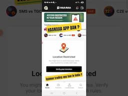 opinion trading app ban in india ? haanaa app ban in india / Don't use haanaa app