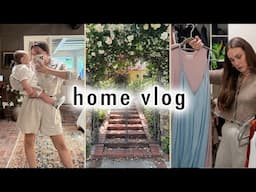 HOME VLOG: closet refresh, market shopping & mom life