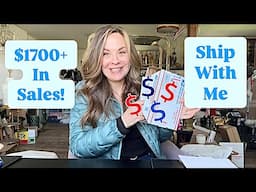 Poshmark Reseller Ship With Me 1700+In  Sales What Sold Online Fast For Big Profits