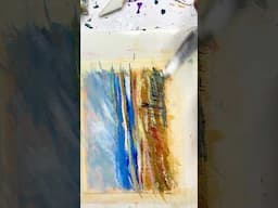 Gouache + Oil Pastel = Mixed Media Magic!#mixedmediaart #gouachepainting #art