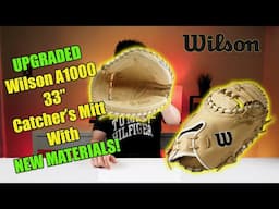Wilson's Upgraded A1000 33" Catcher's Mitt With New Materials! Amazing Catcher's Mitt For The Money!