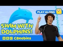 Swim with Dolphins Adventure 🐬  (Exercise Game) with Andy Day from CBeebies