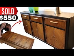 Mid-Century Style Buffet Furniture Flip