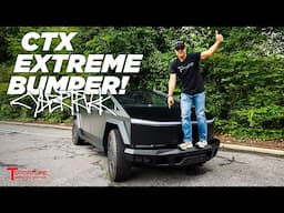 New CTX Heavy Duty Bumper for Tesla Cybertruck & Satin Black TMaxx PPF - which black finish is best?