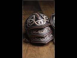 Making Leather Shoulder Armor - Spaulders - SCA