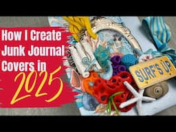 How to Make an Ocean Themed Junk Journal Cover