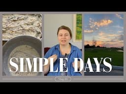 Simple Days Vlog- Chicken Pot Pie -Yard Sale, and a Haircut