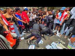 NYPD Arrests Multiple People as Fight Breaks Out During Puerto Rican Day Parade NYC 🇵🇷