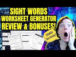 Sight Words Worksheets Generator: Review & Bonuses!