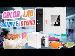 Textile Sample Dyeing Process In Color Laboratory