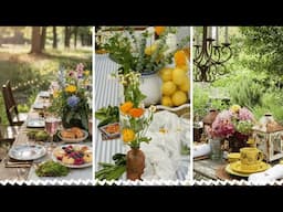 Cottage-Inspired Summer Tablescape Ideas