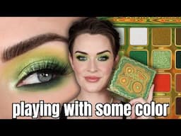 Bold Green Eyeshadow Tutorial | Singe Beauty Agate Temptation