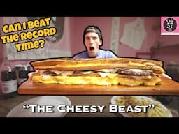 CAN I BEAT THE RECORD??? @NotoriousBOB  | The Cheesy Beast (50 SLICES OF CHEESE)