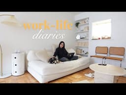 work-life diaries | new changes at work, cooking for friends, ski trip!