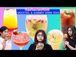 Holi Hai  - Last Minutes MOCKTAIL Ideas for Holi | CookWithNisha