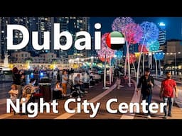 Night Walk in the Expensive City in the World! Dubai Burj Khalifa 4K 🇦🇪