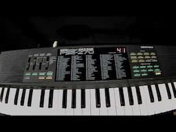 Yamaha PSS-270 - Demo song while changing sounds and styles