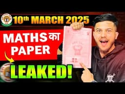 Class 10 Maths Question Paper (10 March 2025 ) Yaha se Banega 🔥Question Paper Leaked 😍