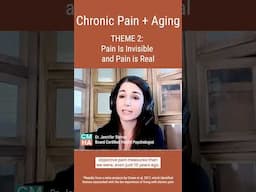 Chronic Pain (2 of 4): Common Experience—Pain is Invisible but Real