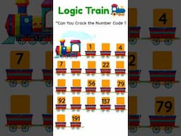 logical Reasoning | Number Puzzle | Number Pattern | Educational video for kids |Kids Learning video