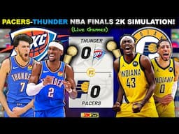 Simulating the 2025 NBA Finals on 2K! (Pacers VS Thunder)