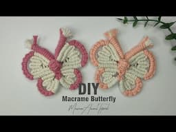 DIY Macrame Butterfly | Macrame Animal Tutorial