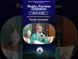 'Patriji's Invitation' for Buddha Poornima Celebrations 2025 - #patriji