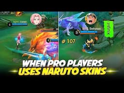 WHEN PRO PLAYERS USES NARUTO COLLAB SKIN in a PROFESSIONAL MATCH