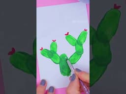 This Finger Painting Hack is TOO Easy! 😍 #shorts #youtubeshorts #shortsfeed #painting