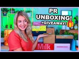 They Sent Me FREE Makeup?! PR Haul + Makeup Giveaway!