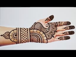 Very Easy Simple Front hand Mehndi design |Arabic mehndi designs | Mehandi design |Mehandi | Mehndi