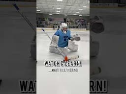 THIS is how you become an ELITE goalie!  🥅😉