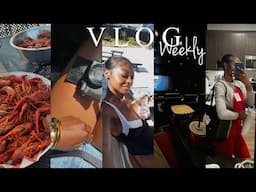 WEEKLY VLOG | TRYING CRAWFISH, STARTING MY NEW JOB, “KING OF KINGS” MOVIE REVIEW, TANNING DAY & MORE