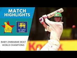 Zimbabwe Shock Sri Lanka! Rare Victory in Champions Trophy 1997 | Match Highlights