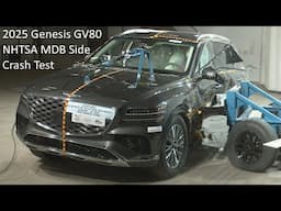 2024-2025 Genesis GV80 / GV80 Coupe NHTSA MDB Side Crash Test