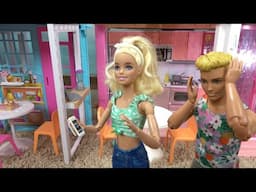 Barbie Sister Chelsea Homework and Dinner Time 🤩