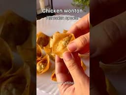 Chicken wonton #ramadan #wontons #trendingshorts #youtubeshorts #shorts #recipe #viralvideo