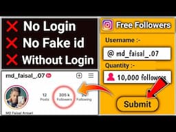 NEW TRICK 😍 Instagram Par Follower Kaise Badhaye | How to Increase Followers on Instagram