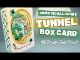It's a Swinging Lady! 😂 | Dimensional Tunnel Box Card!