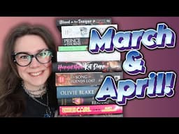 All the books I read in March AND April!