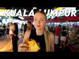 Exploring Kuala Lumpur Malaysia 🇲🇾 trying street food at Jalan Alor, Batu caves & best things to do!